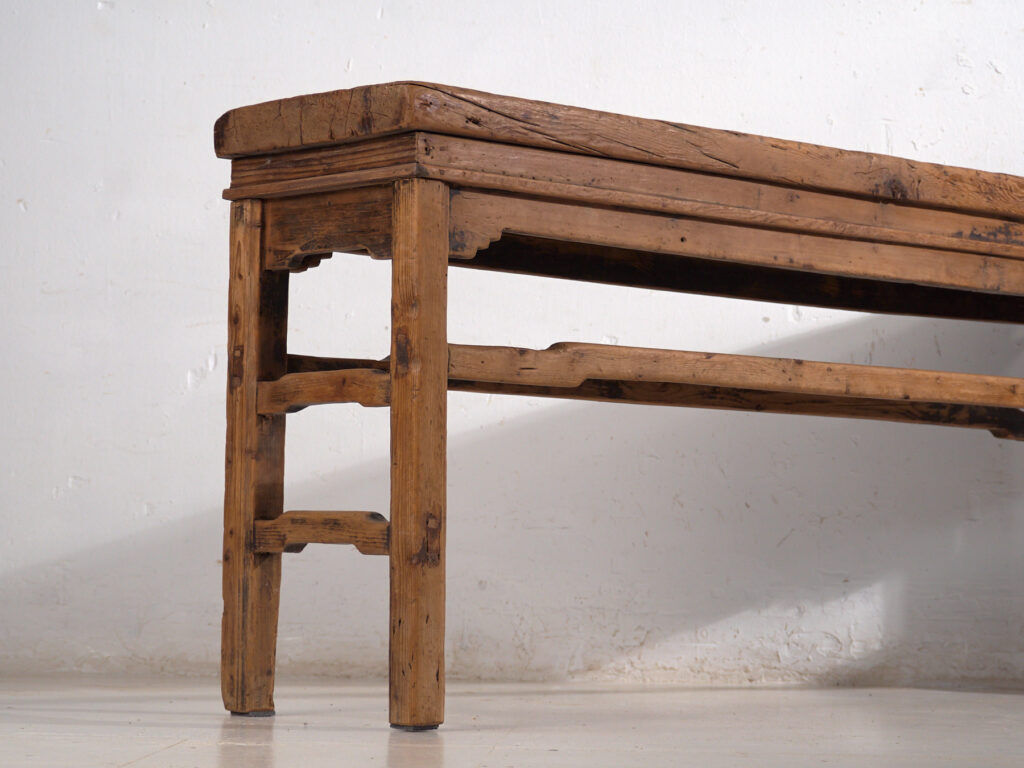 Chinese console table in old elm – Shanxi, circa 1890