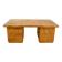 Art Deco Double-Faced Desk in Walnut Veneer 1950