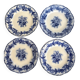 4 antique dessert plates by Boch Frères Keramis