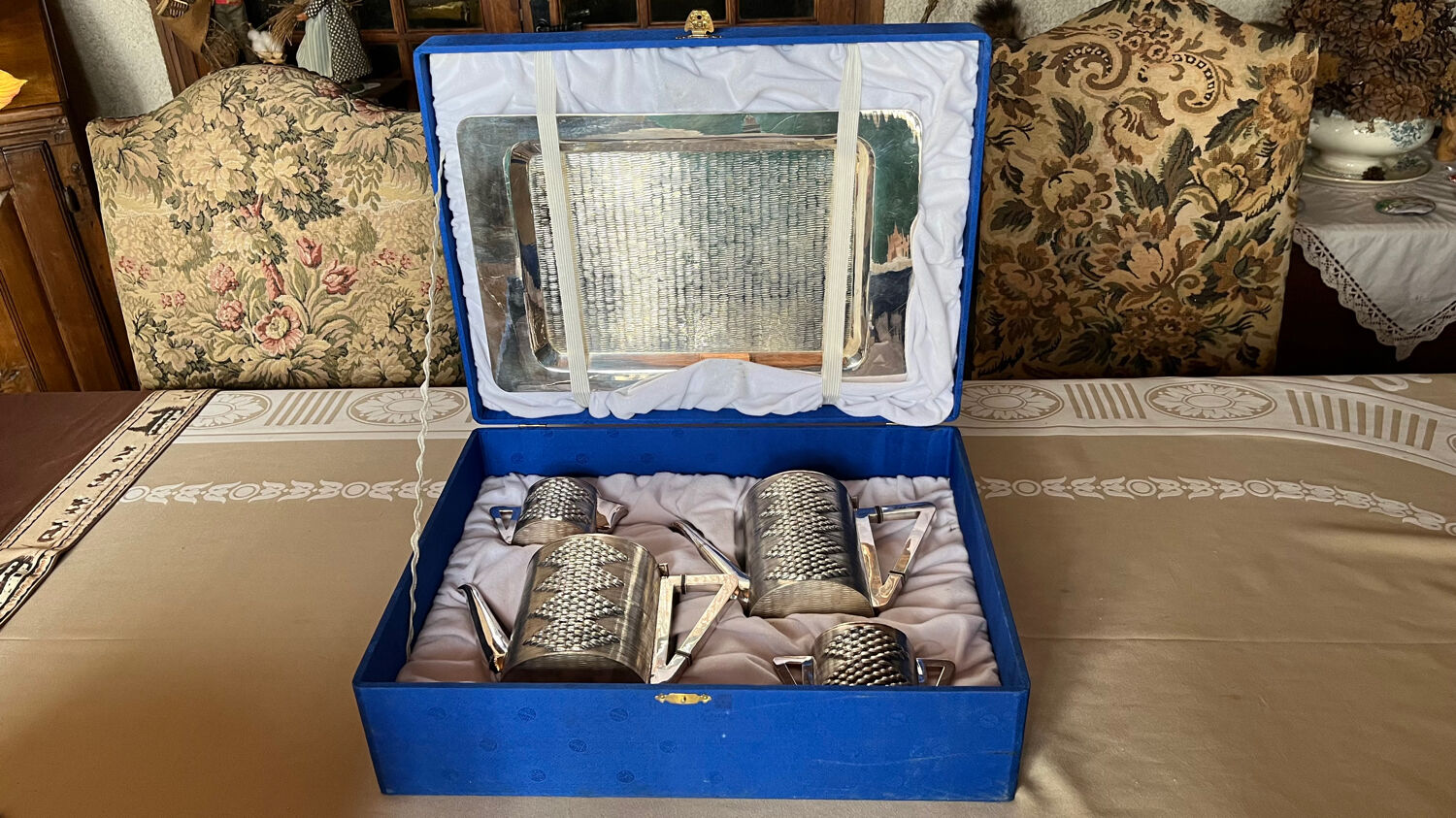 Service tea and coffee silver 99 vintage