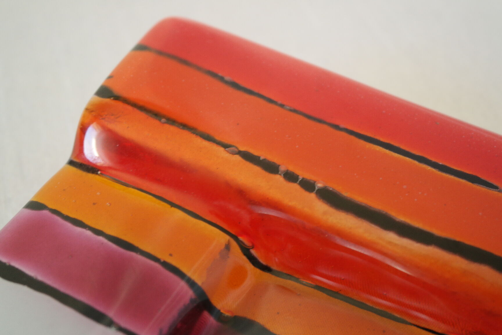 Empty murano glass pocket