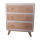 Commode vintage bois et rose