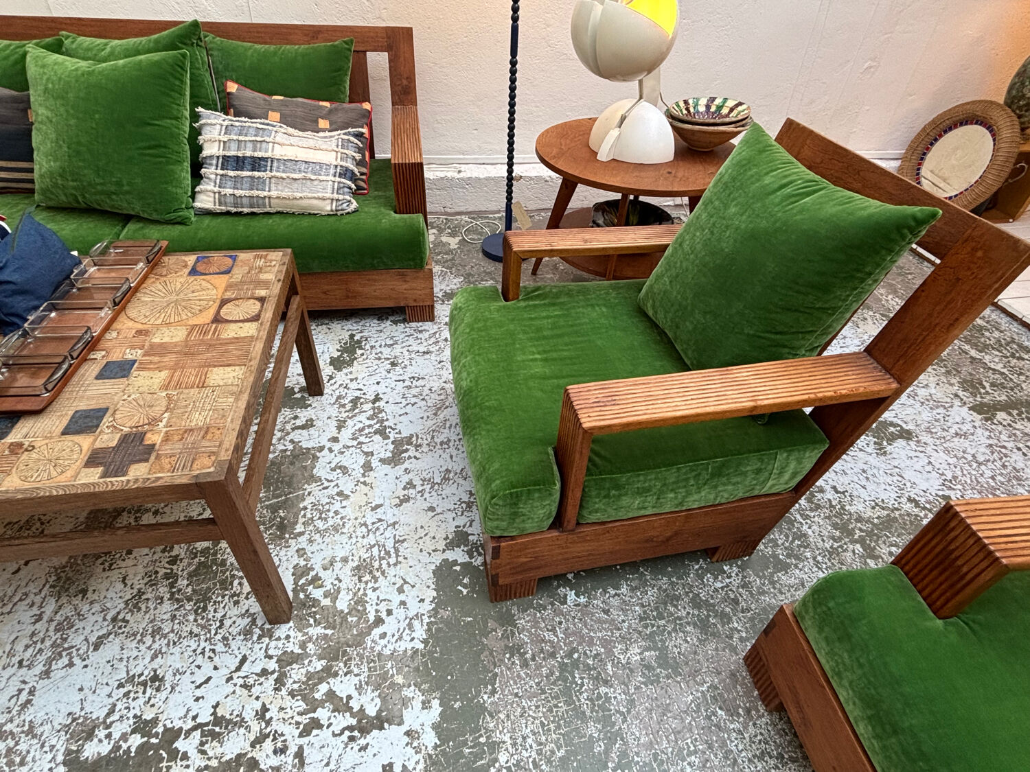 Pair of Art Deco armchairs