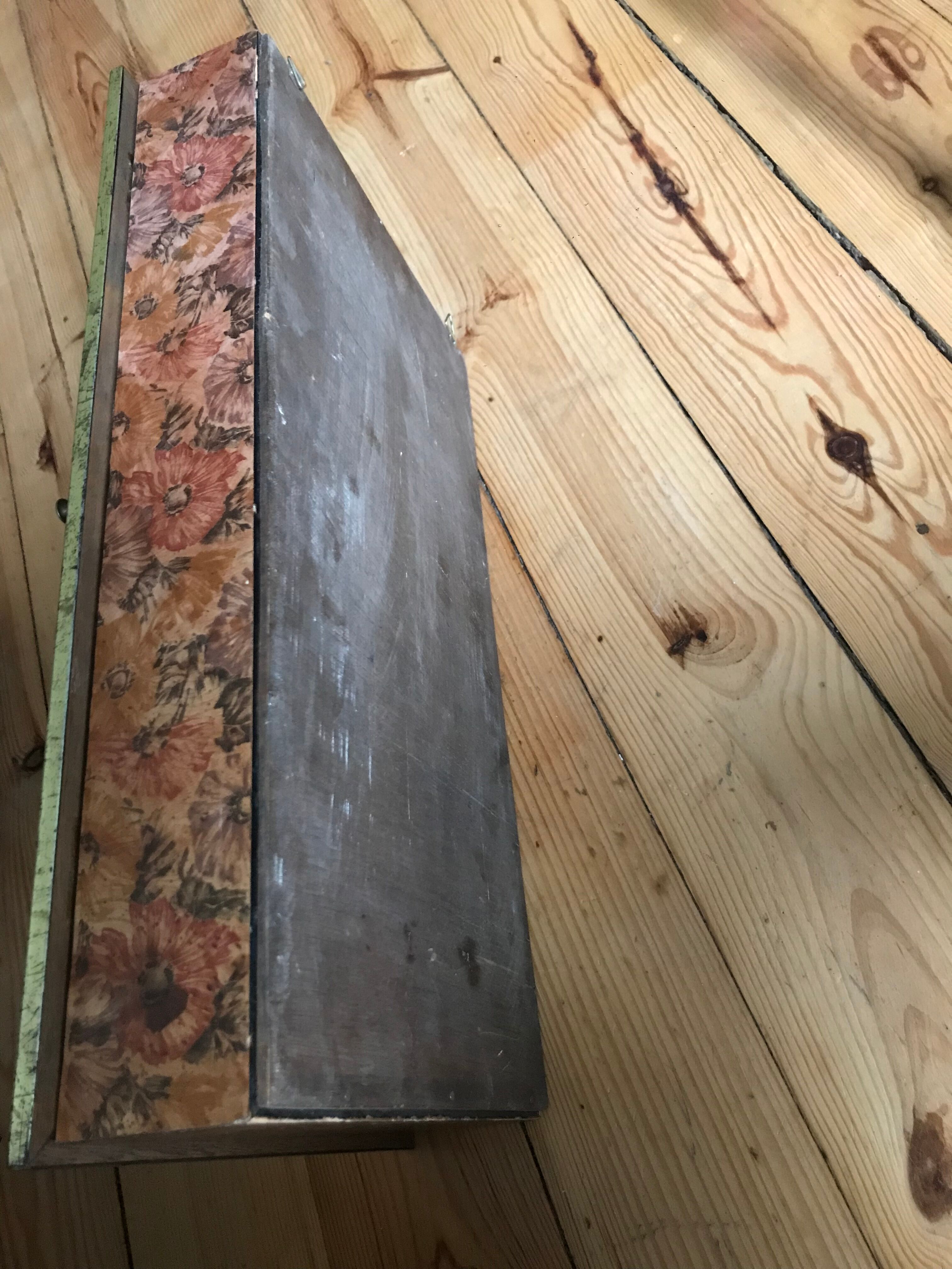 Vintage wall display case