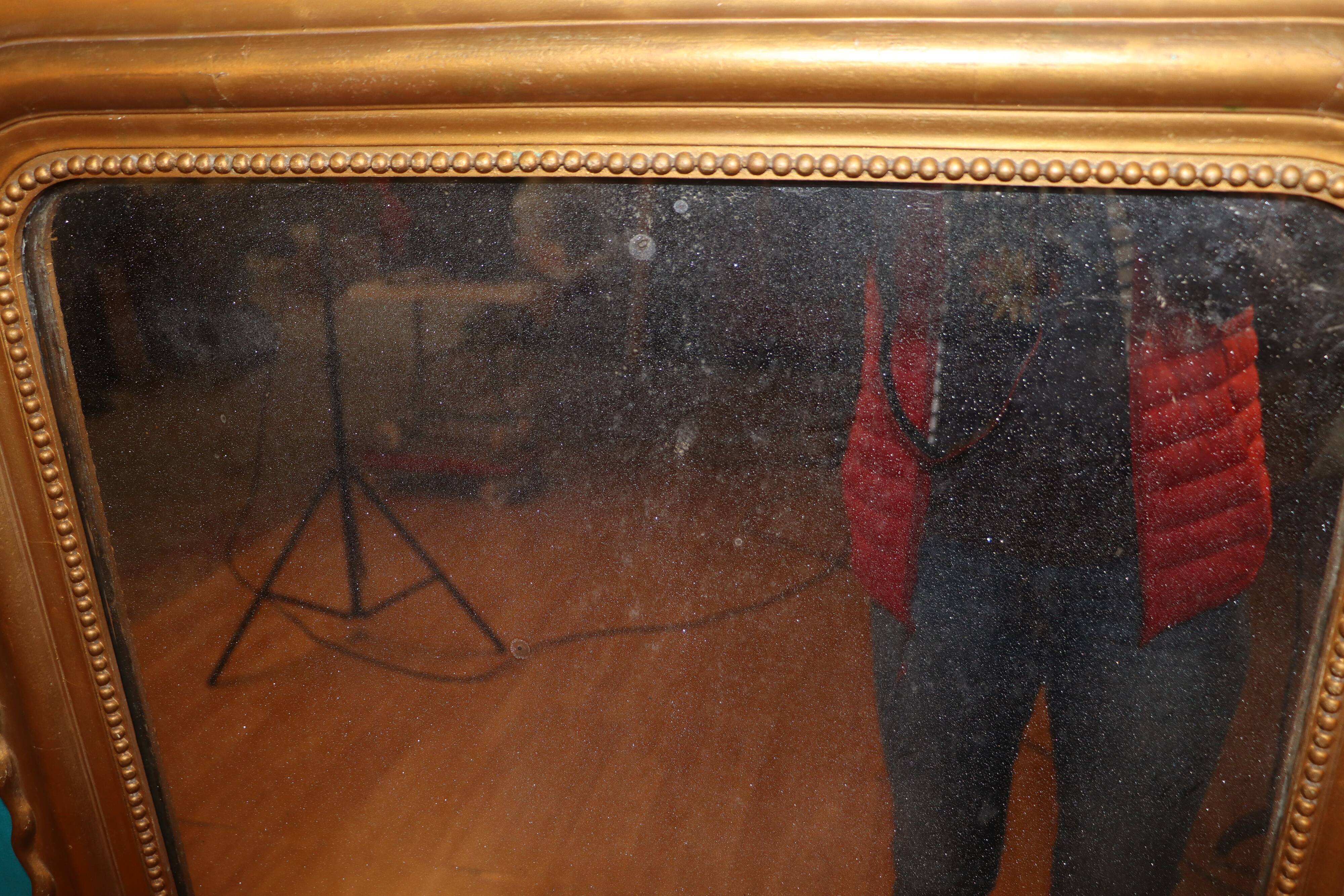 Former gilded mirror Louis Philippe