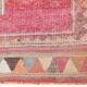 Super Soft Pink Turkish Vintage Runner Rug, 95x337Cm