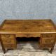 Louis XV period center desk in solid cherry wood circa 1750 Opening in