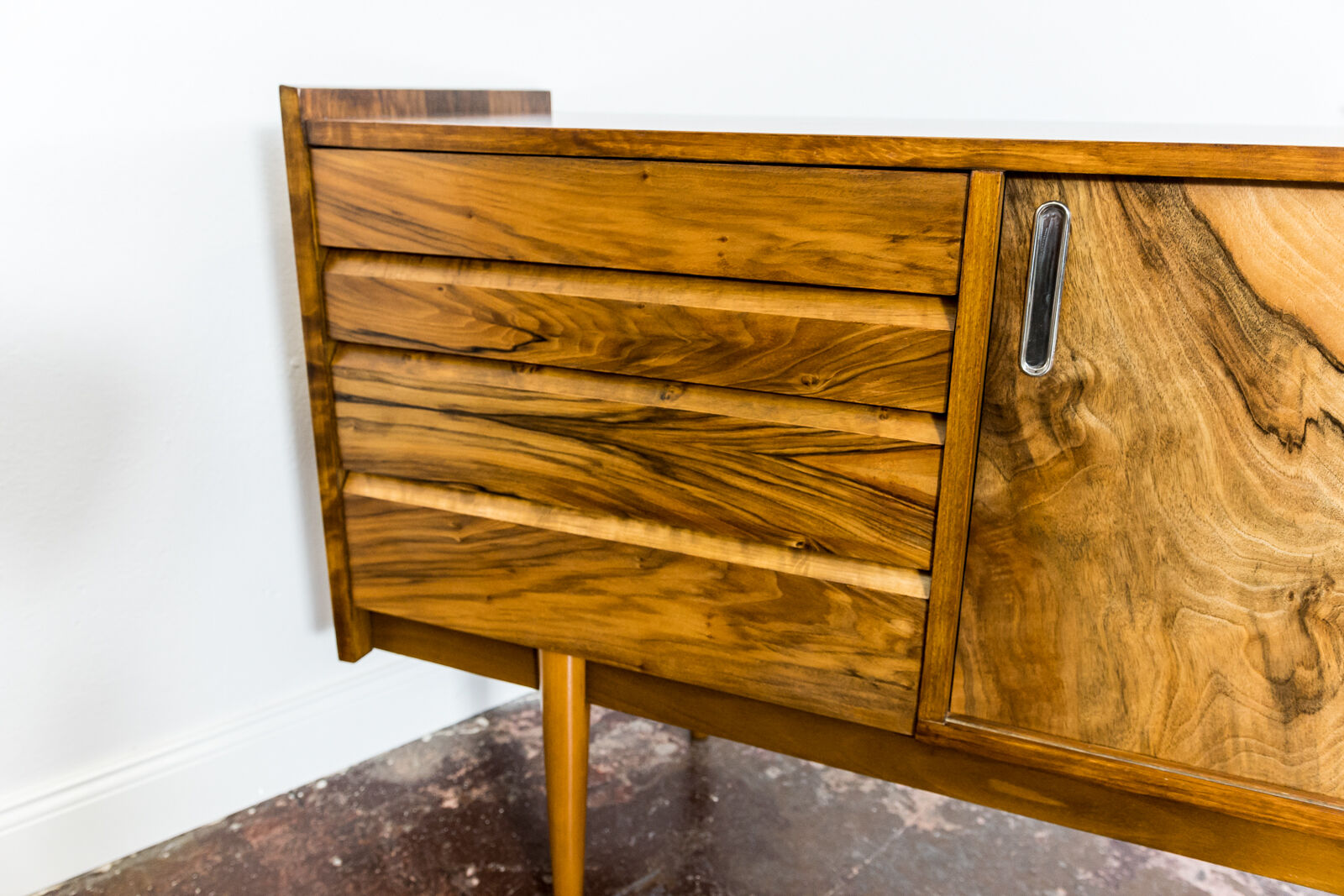 Mid-century modern walnut sideboard 1960's