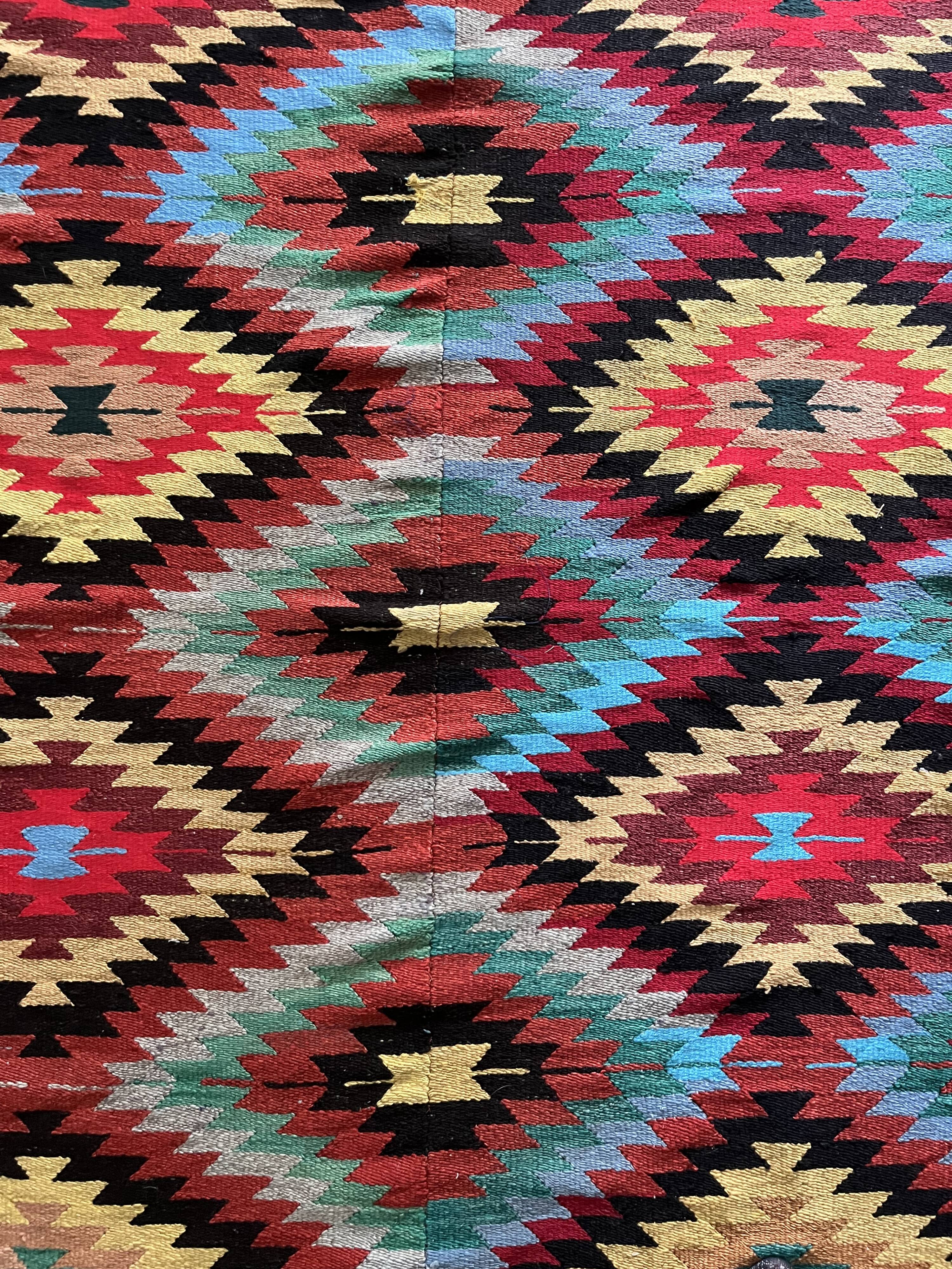 Vintage kilim rug, 246x130 cm