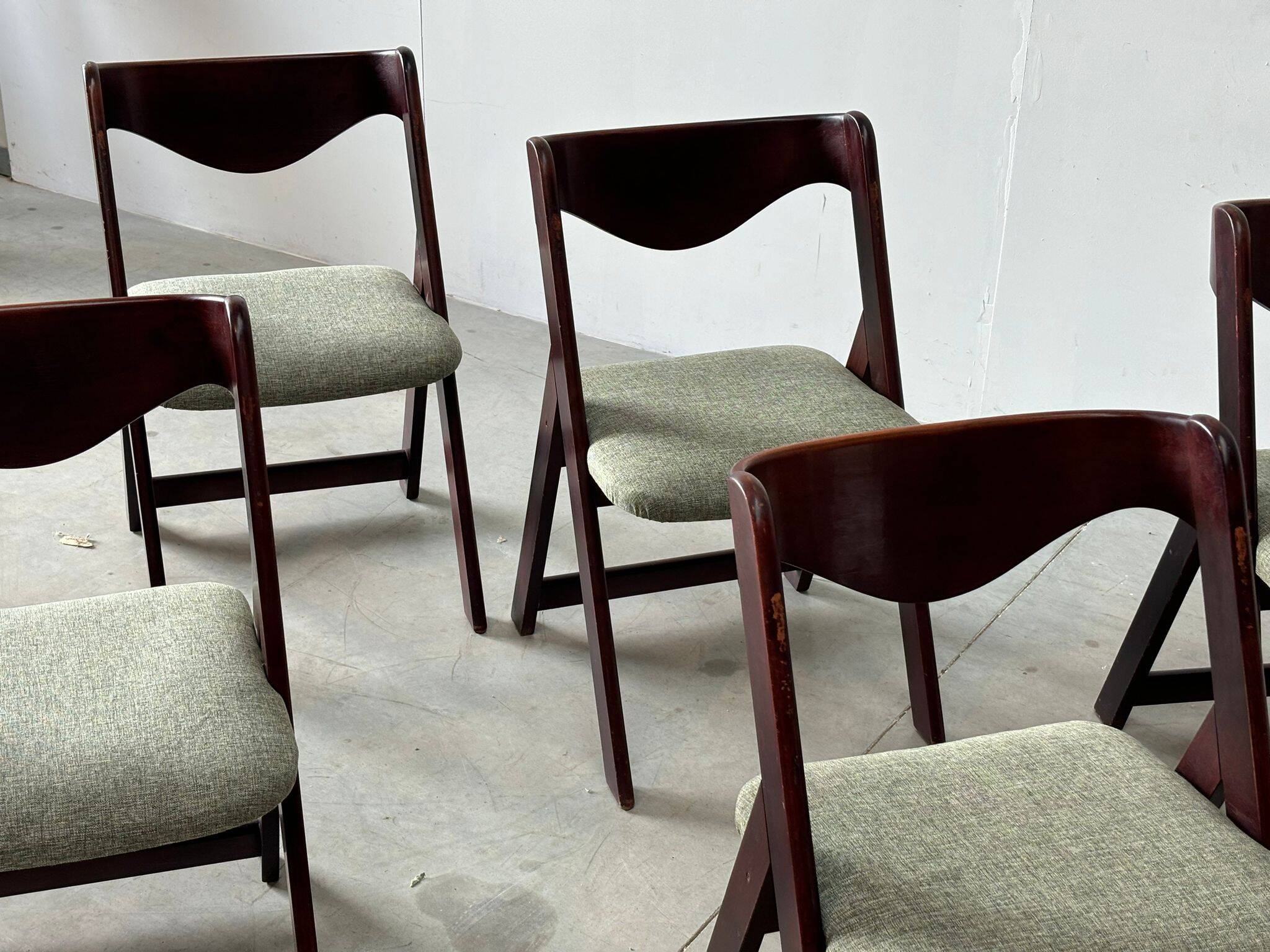 Mid century  italian dining chairs, 1960s