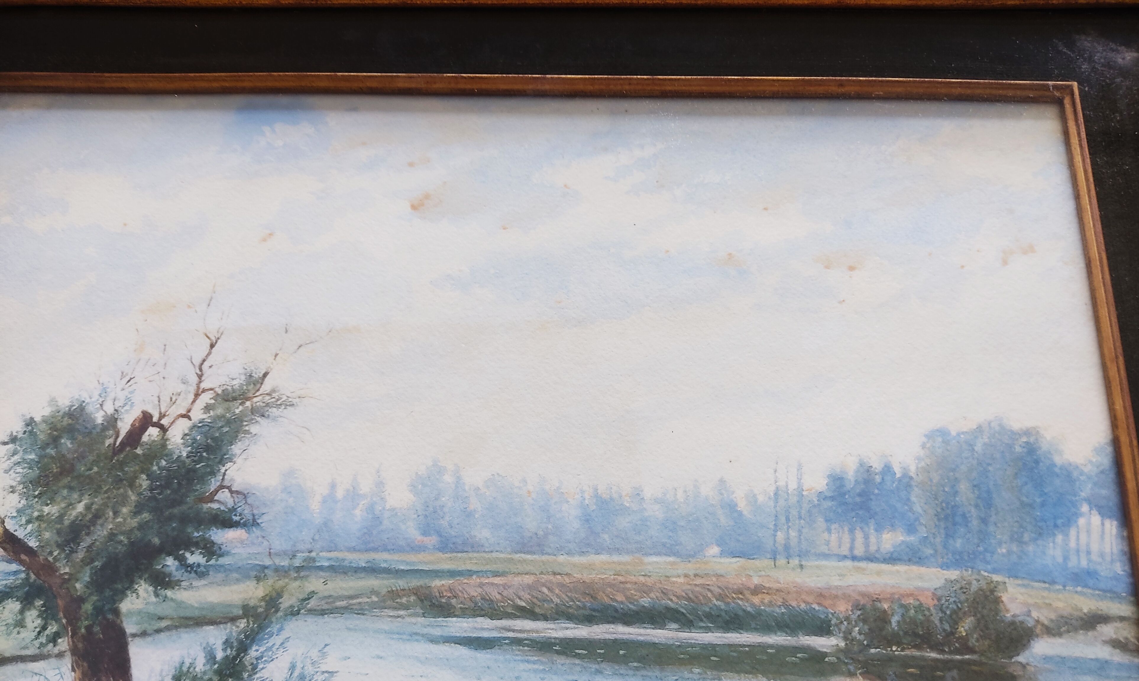 Lakescape, 19th century watercolour