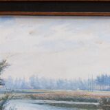 Lakescape, 19th century watercolour