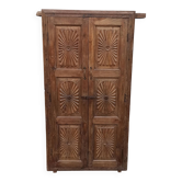 Ancienne armoire encastrée en bois