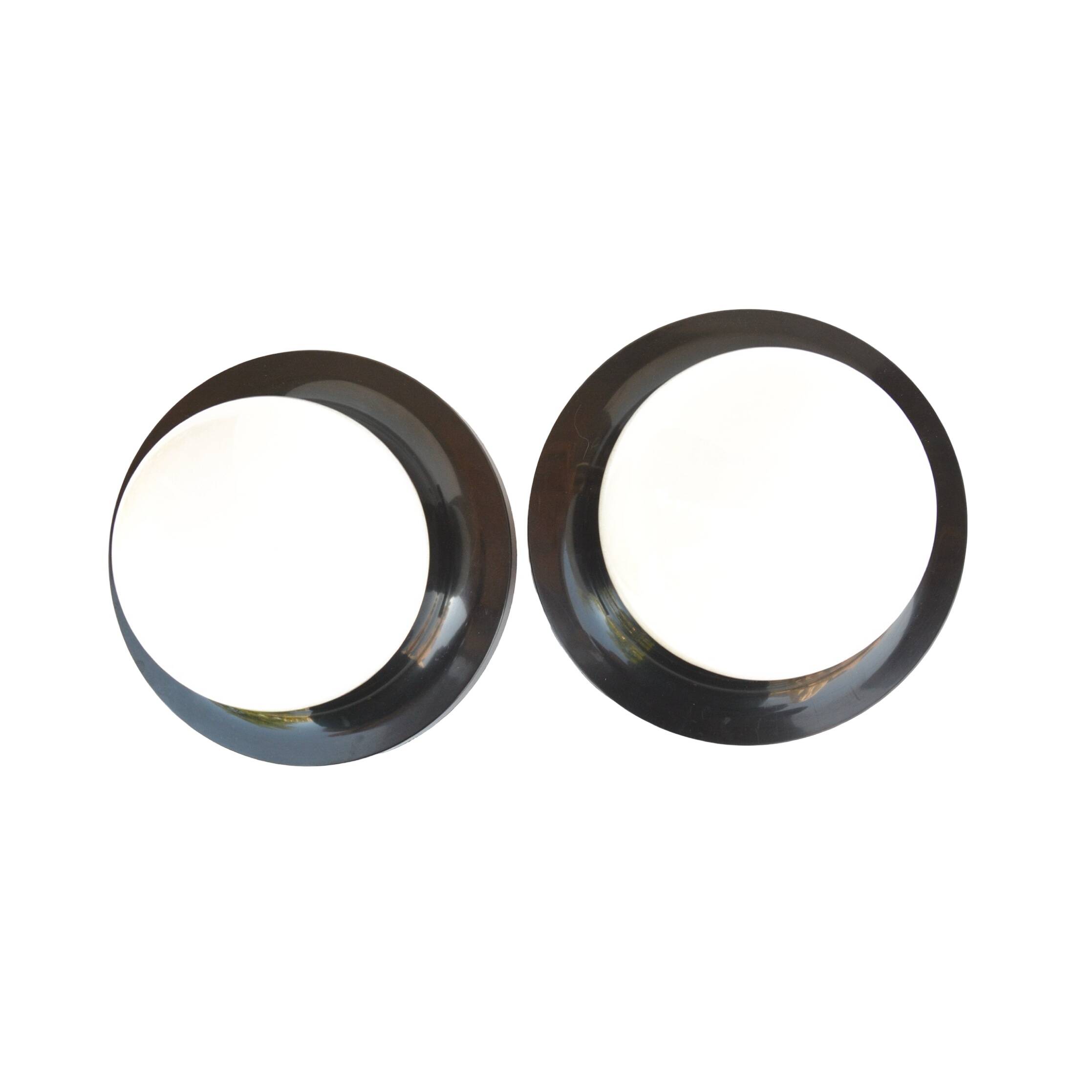 A pair of ceiling lamps, Polam Radom, Poland, 1970s.