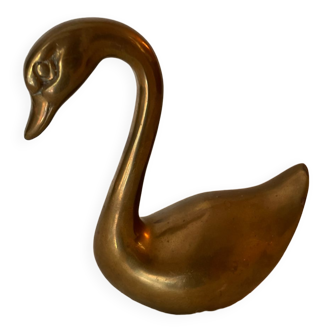 Brass swan