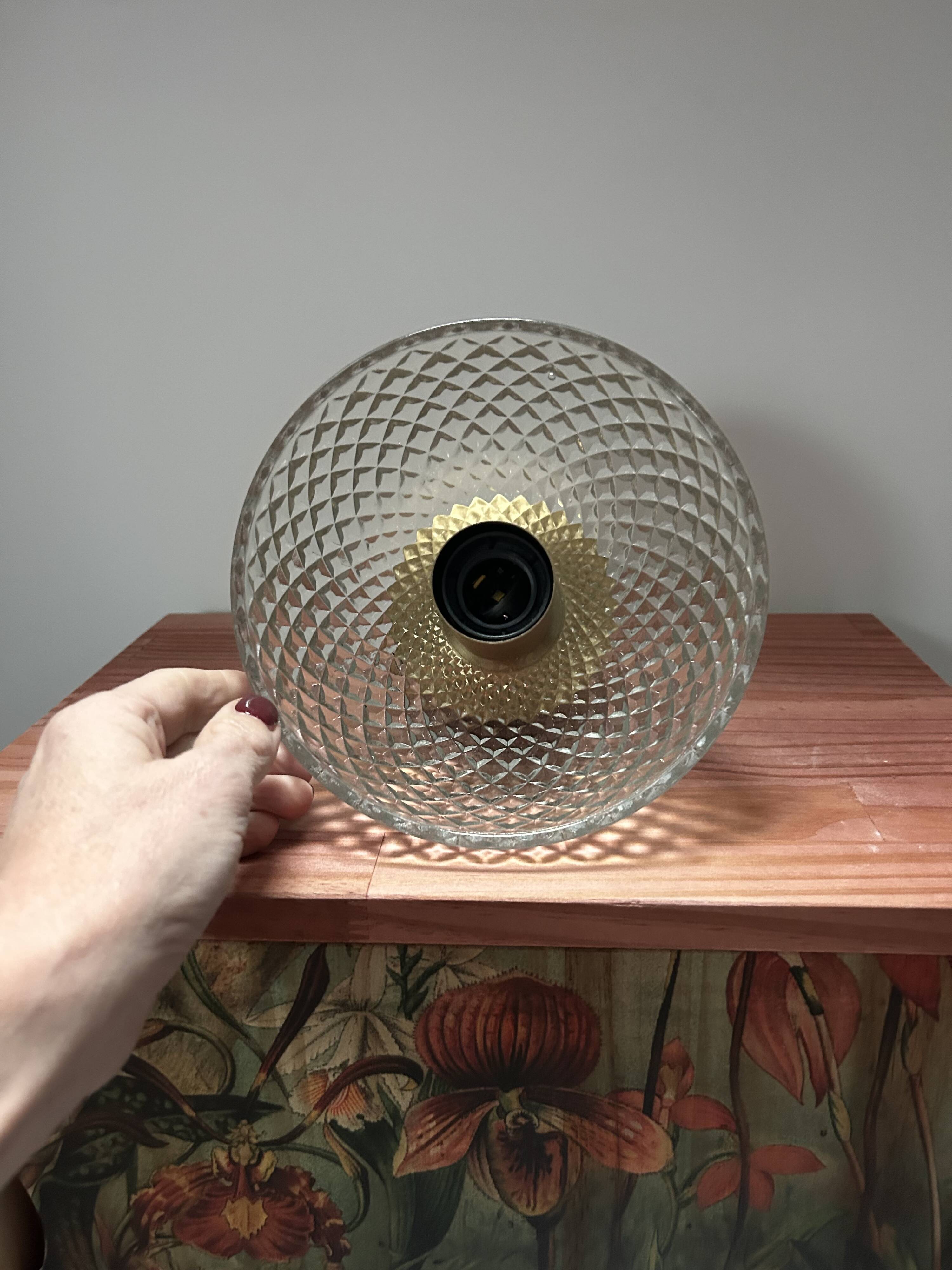 Vintage globe wall light