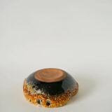 Ashtray in Fat Lava, yellow, 1970 - 15 x 5.5 cm