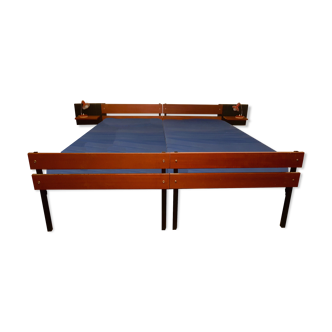 Dico Holland modernist double bed 1960s
