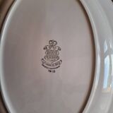 Plat ovale en porcelaine Segovia