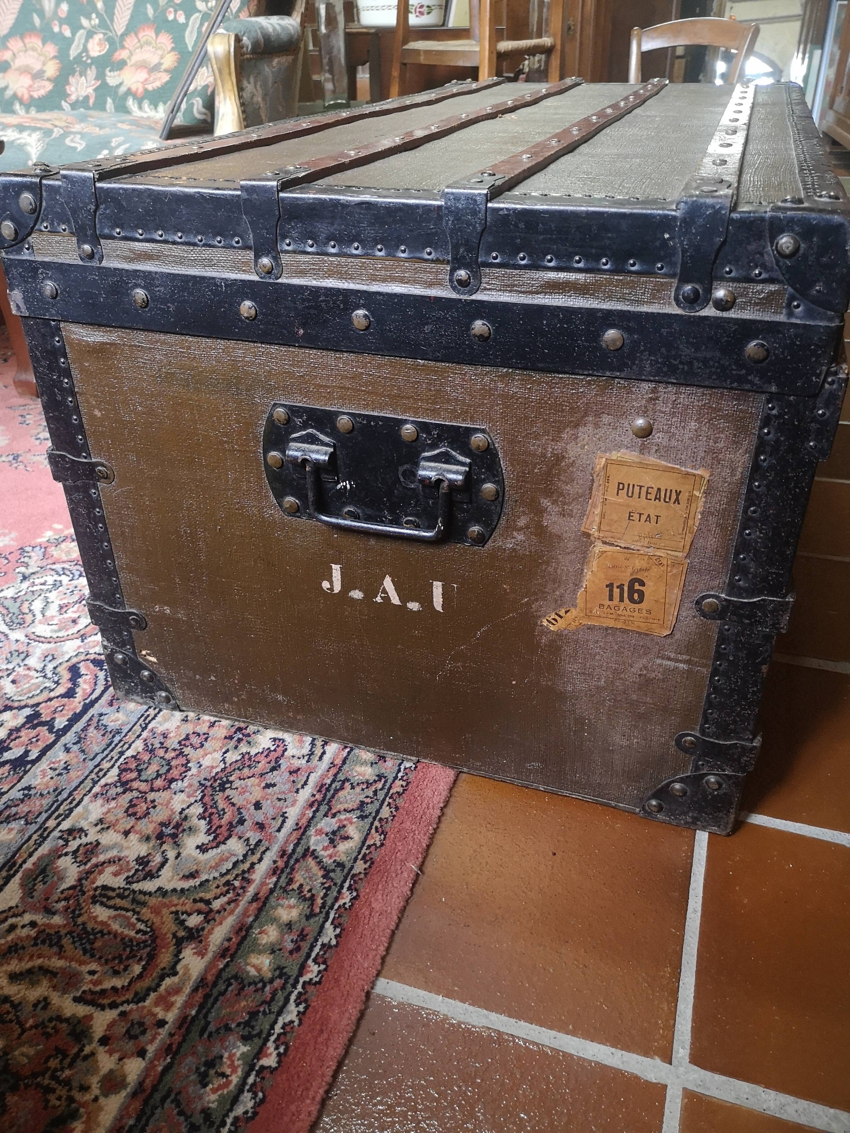 Ancient travel trunk