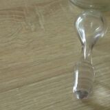 Glass carafe enamelle decor with cherries