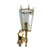 Vintage brass wall sconce