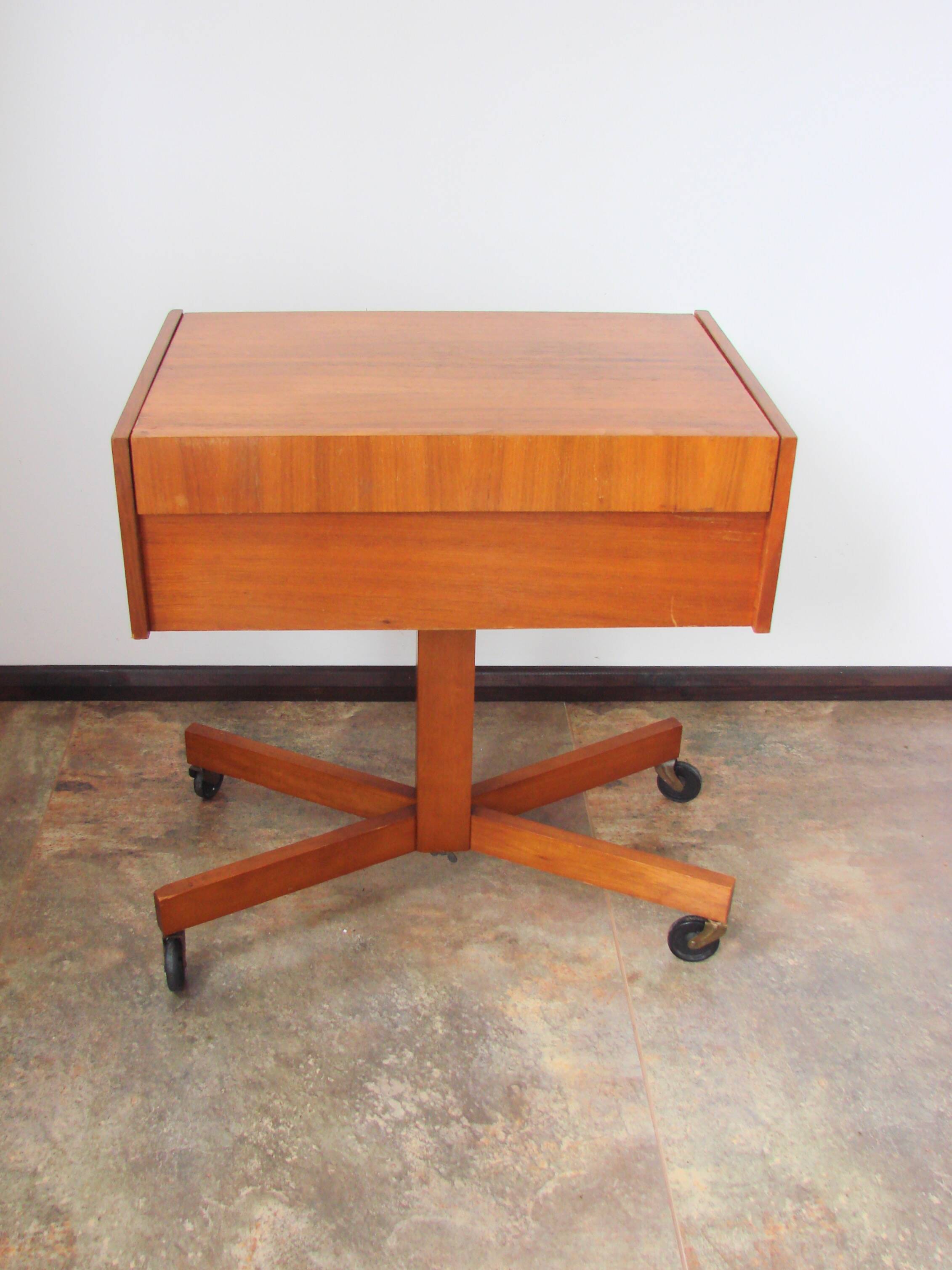 A small cabinet on castors, 1960s.