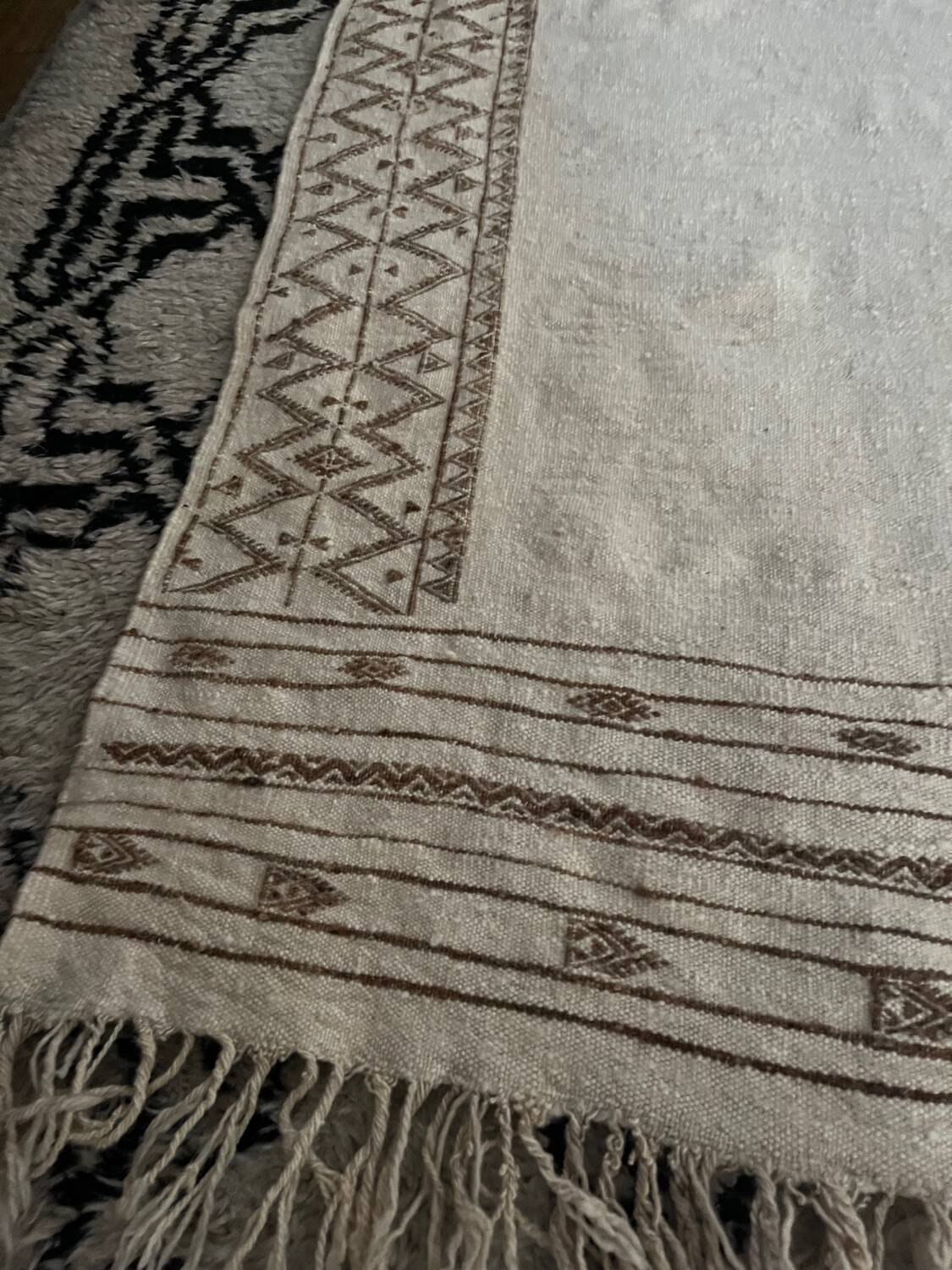 Berber kilim wool rug