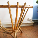 Nice rattan coffee table, vintage