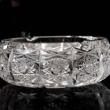 Cut crystal ashtray