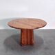 Glostrup solid pine, round / oval dining table, 1970s
