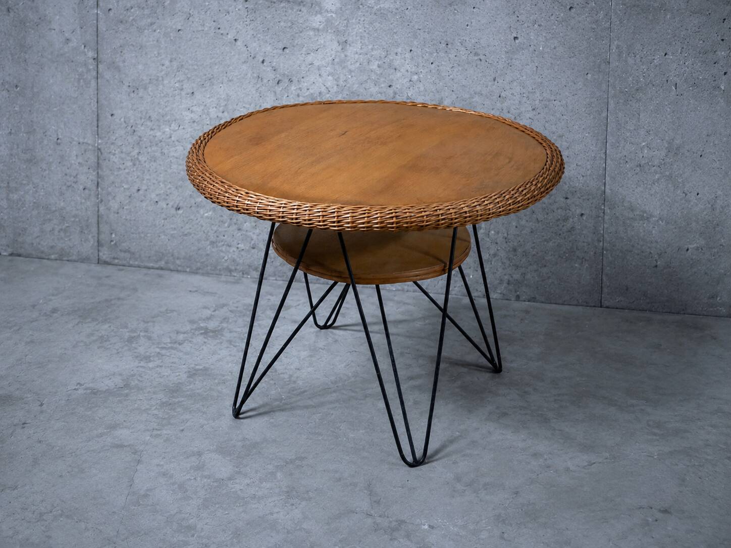 Armchair & coffee table Teun Velthuizen - Vintage 1950
