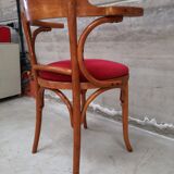 Ancien fauteuil Thonet bois courbé 1950