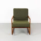 Danish Teak Rocking Chair by Ole Wanscher for France & Son, 1960s