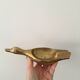 Zoomorphic brass duck ashtray