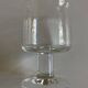 set of 7 Scandinavian crystal glasses ringing stemmed goblets 1970