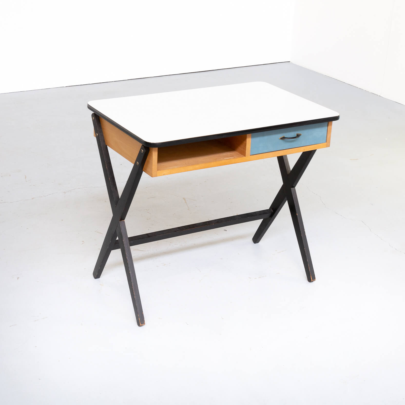 Coen de Vries wooden writing desk for Devo, 50