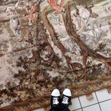 Mid-century German tapestry wall hanging 156cm x 214cm, 1950s