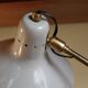 Vintage desk lamp in brass and gray lacquered metal, 1950s