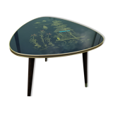 Coffee table formica vintage chinese tripod décor