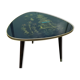 Table basse Formica vintage décor chinois asiatique tripode