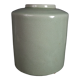 Pot or vase in cracked porcelain celadon Japan vintage 50/60s.