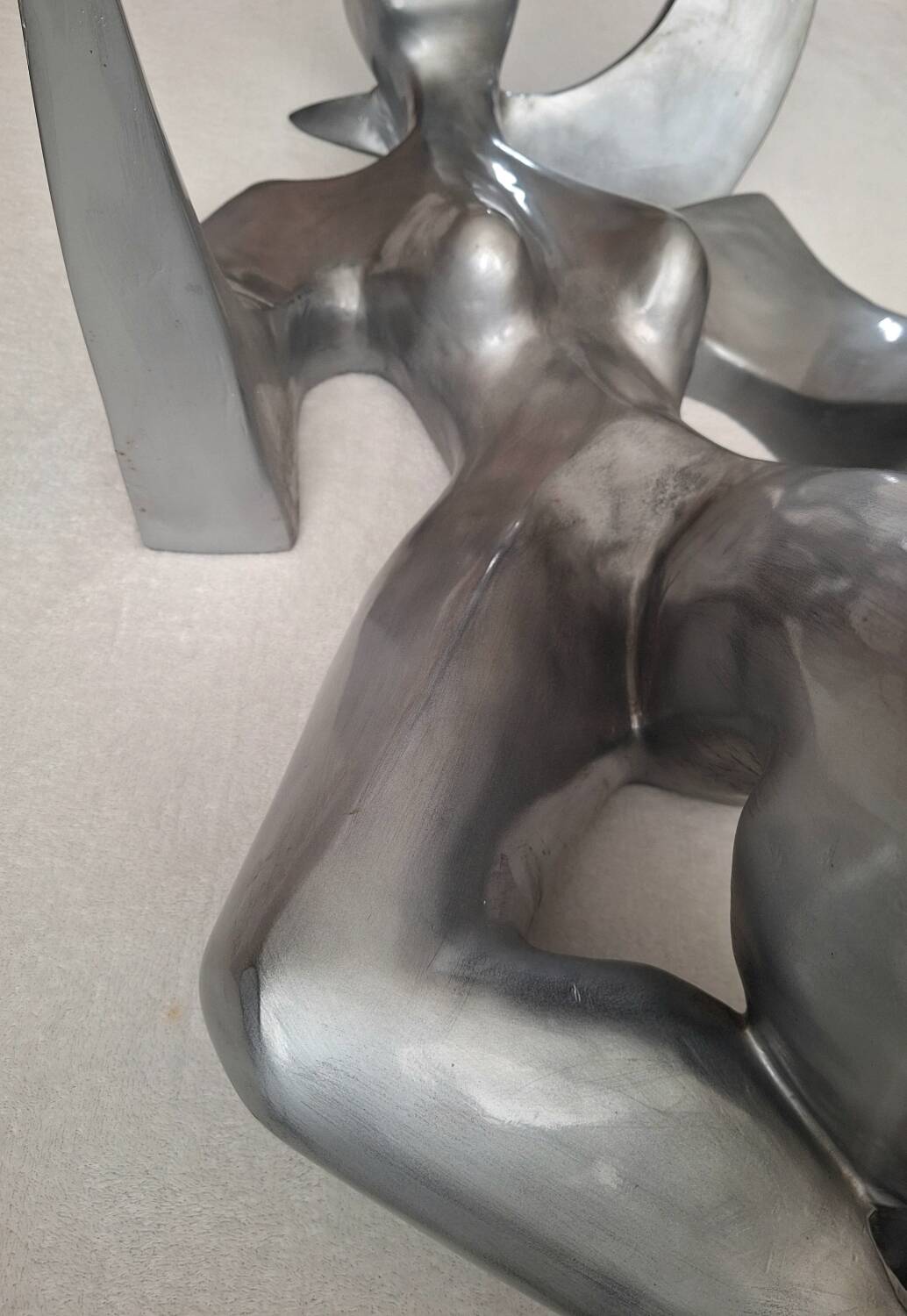 Height 120cm, large woman statue, vintage sculpture
