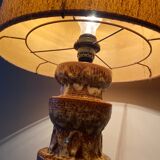 large ceramic lamp year 70 west germany