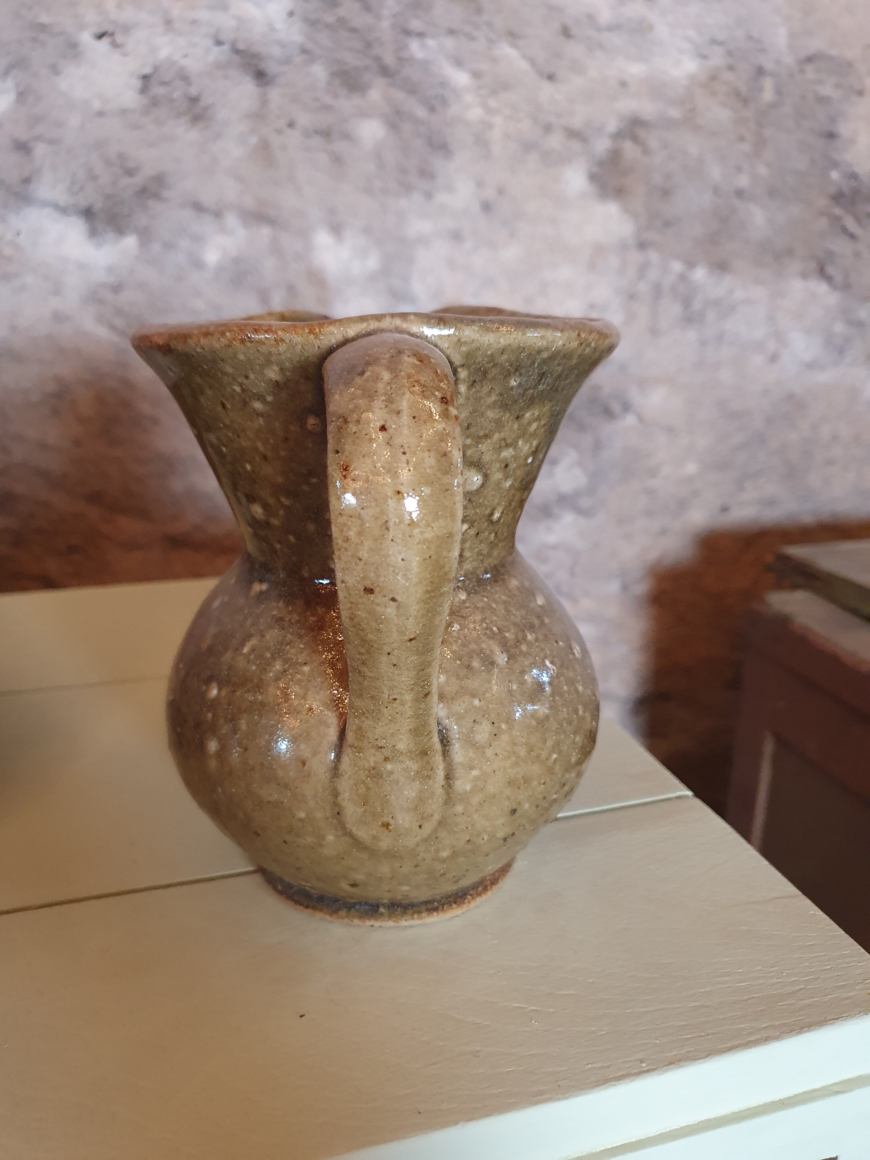 Green sandstone decanter
