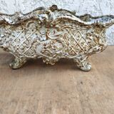 old cast iron planter