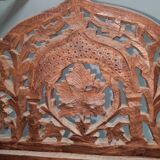 Asian screen in cut-out wood