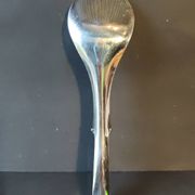 Modernist salad tongs gulden – polished stainless steel – 1970s