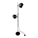 Space Age Mid-Century "eyeball" brown floor lamp
