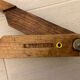 Large Compass Old Wooden Tool Carpenter Companion Folk Art